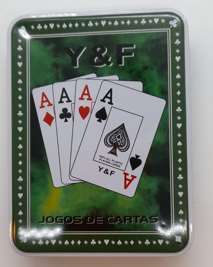 JUEGO DE CARTAS PÓKER CAJA METÁLICA SC-2199 - Imagen 4