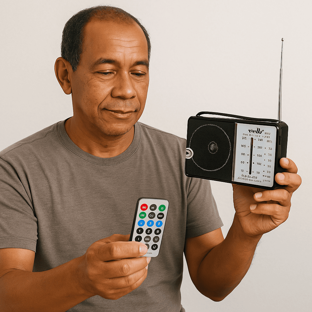 RADIO PORTÁTIL EMERGENCIAS WA-161BT WEIBO WA-1615 - Imagen 4