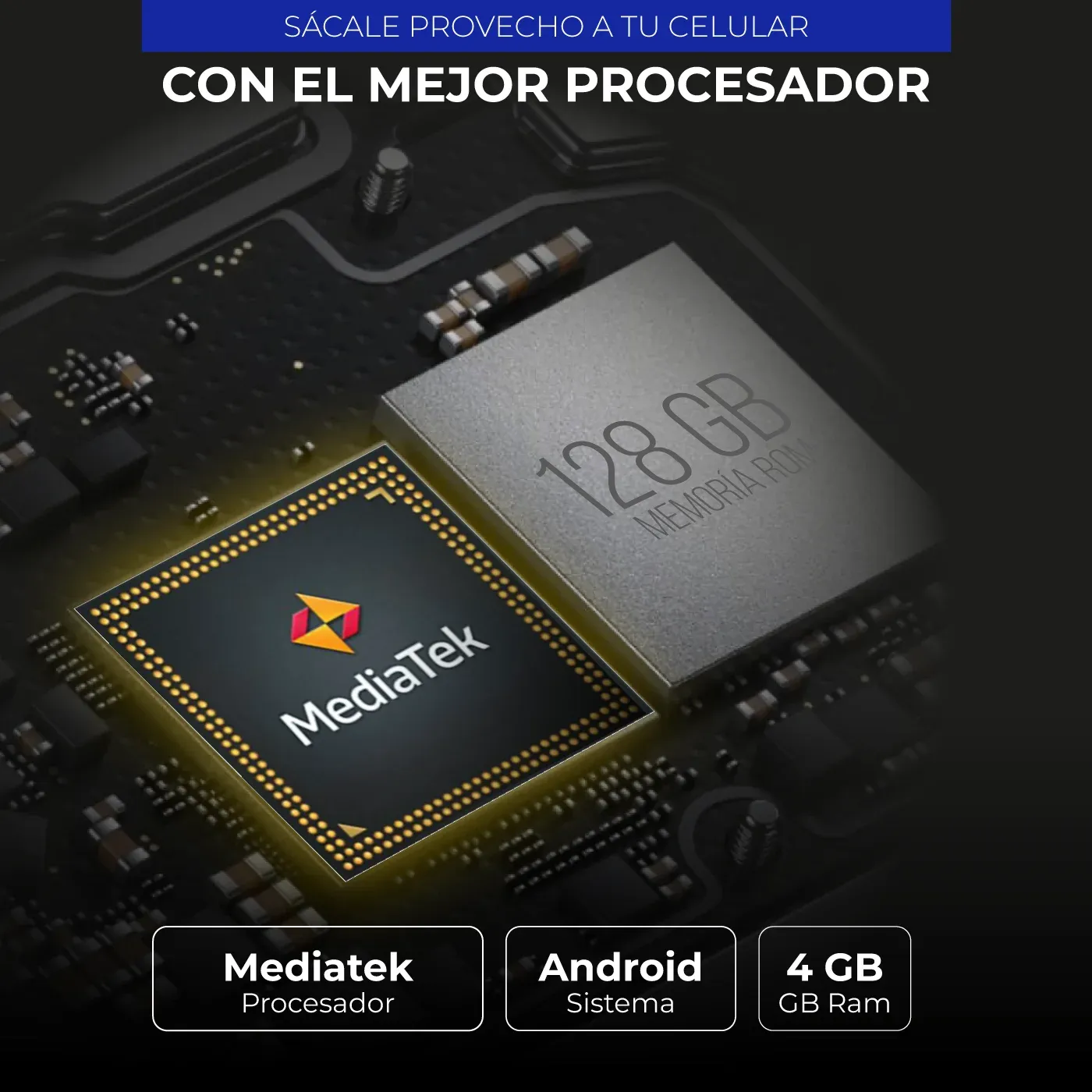 SAMSUNG GALAXY A06 128GB 4 RAM - Imagen 3