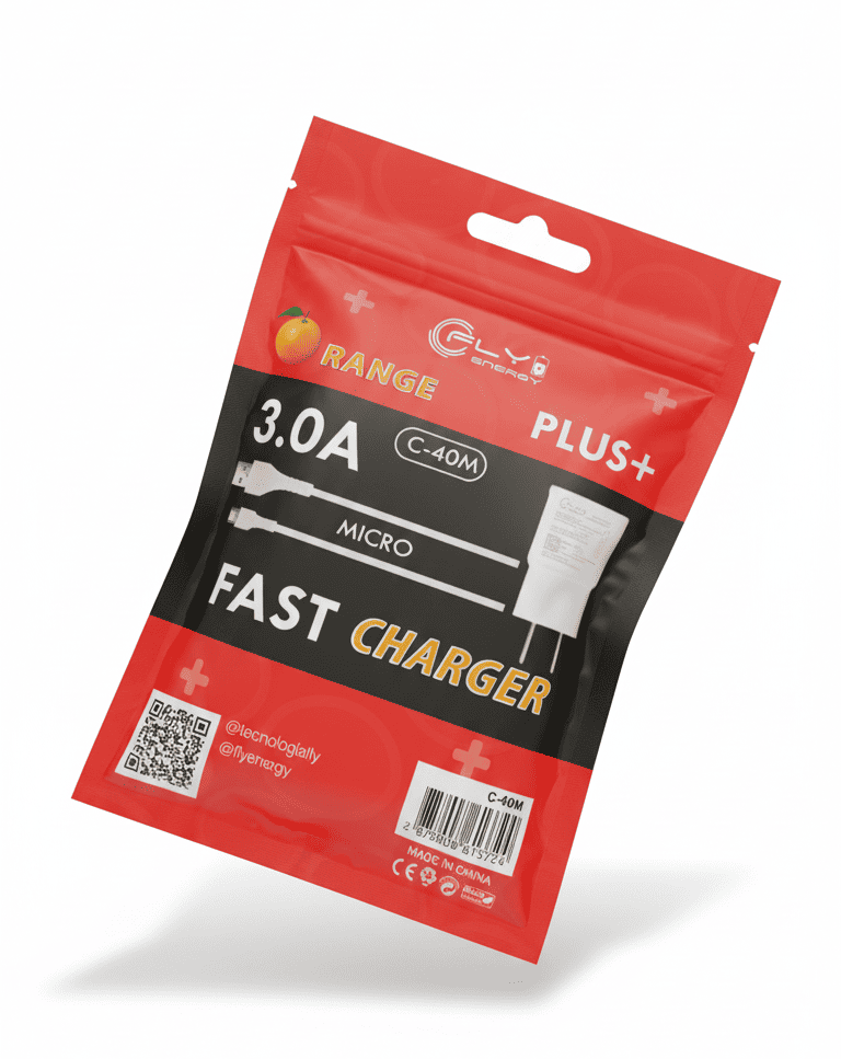 CARGADOR RÁPIDO MICRO USB -  C-40M - Imagen 2