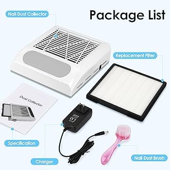 ASPIRADORA DE POLVO PARA UÑAS MATE 858-8 PLUS - Imagen 2