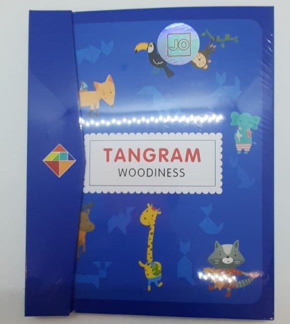 LIBRETA DE PASTA DURA CON TANGRAM DE MADERA OY-030 - Imagen 4