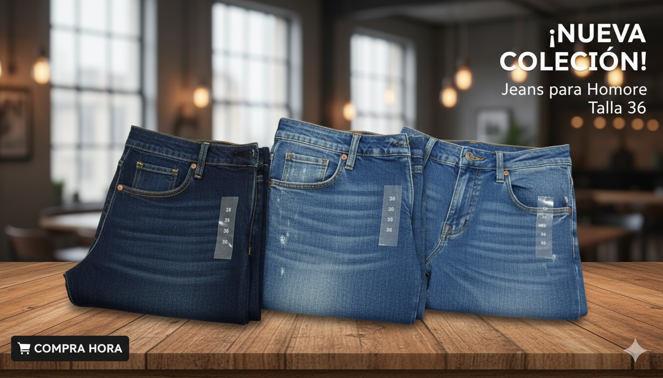 JEAN PARA HOMBRE TALLA 36 - Imagen 3