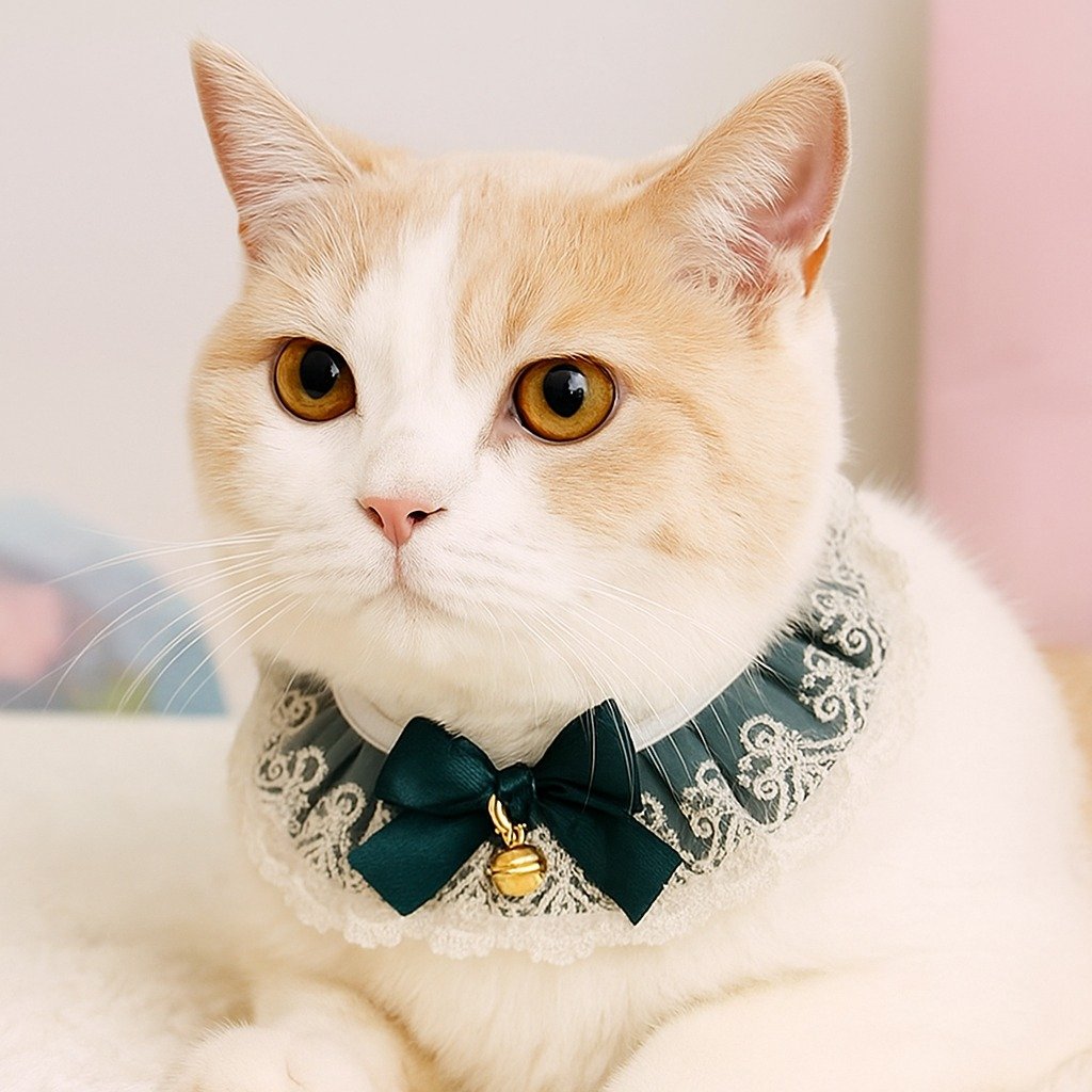 COLLAR MASCOTA CON MOÑO DE ENCAJE  -  ZJ232088 - Imagen 2