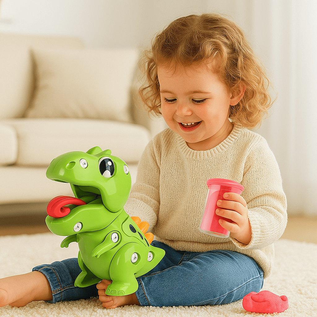 T-REX ARMABLE CON PLASTILINA - 627