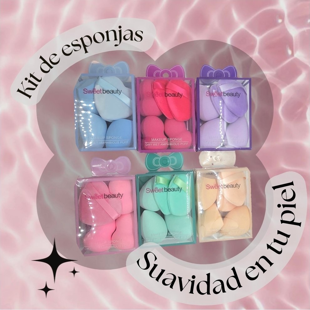 JUEGO DE ESPONJAS MAQUILLAJE ZJ225423 - Imagen 2