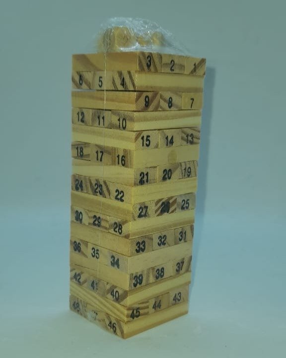 JENGA TORRE DE BLOQUES DE MADERA PEQUEÑO CLÁSICA 45 PIEZAS 24312-1 - Imagen 3