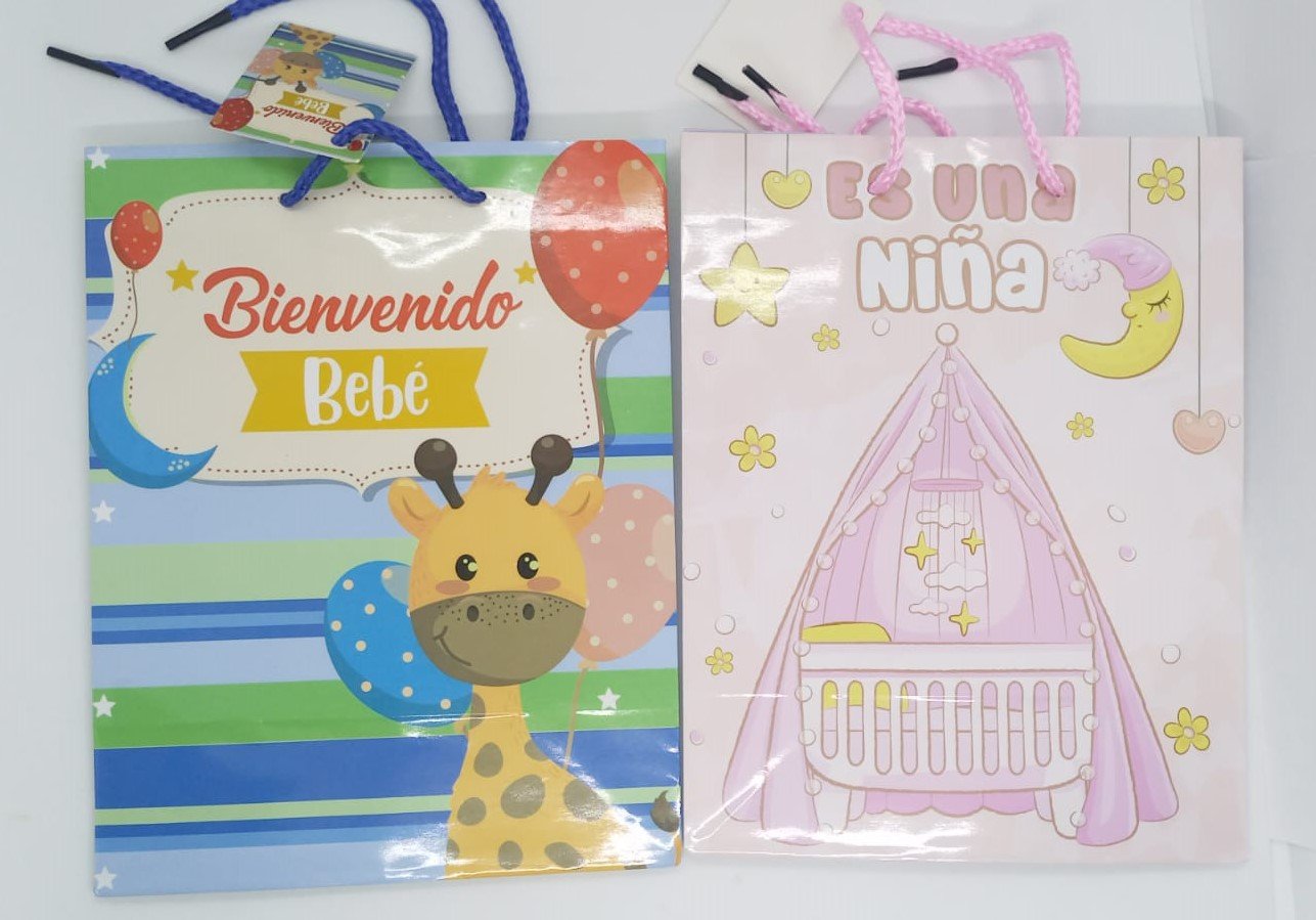 BOLSA REGALO BABY CHOWER Y NACIMIENTO 18x23 - PRIMAVERA M 13 - Imagen 3