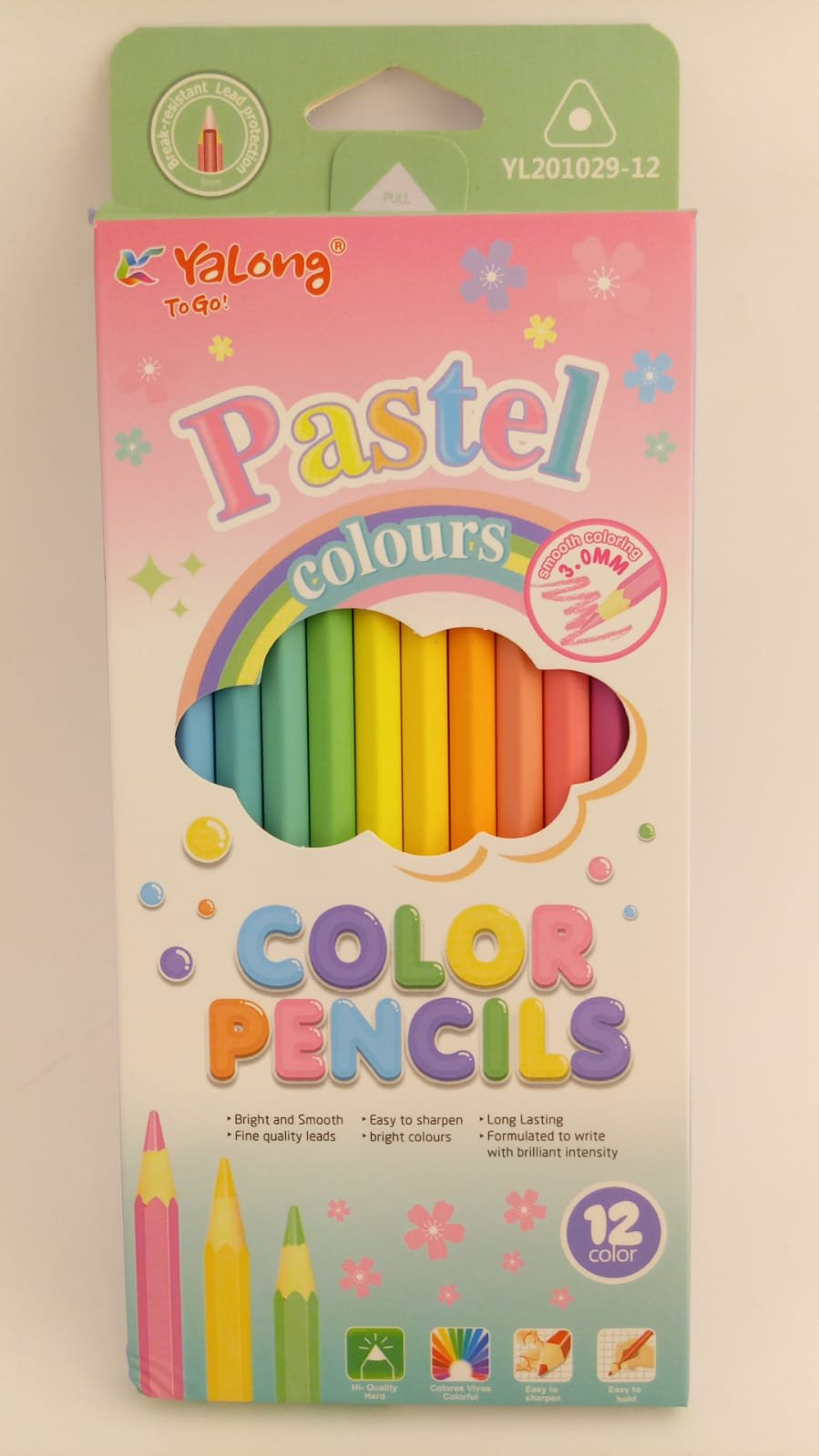 COLORES PASTEL X 12 - YL201029-12