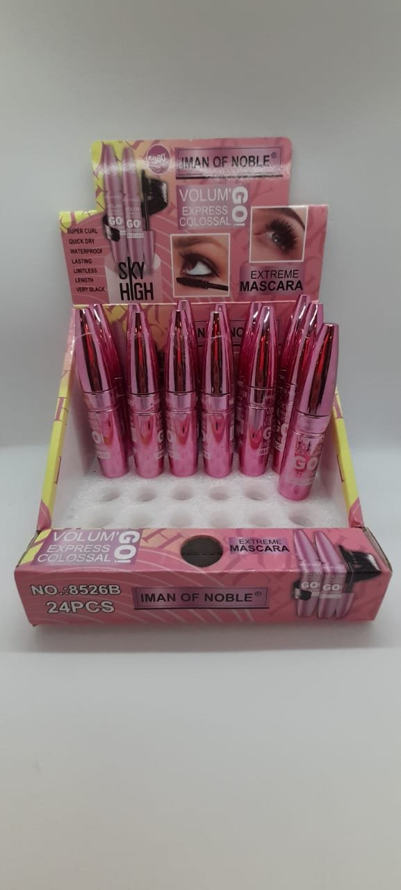 PESTAÑINA A PRUEBA DE AGUA MARCA IMAN OF NOBLE - VOLUM EXPRESS COLOSSAL - 8526B - Imagen 3