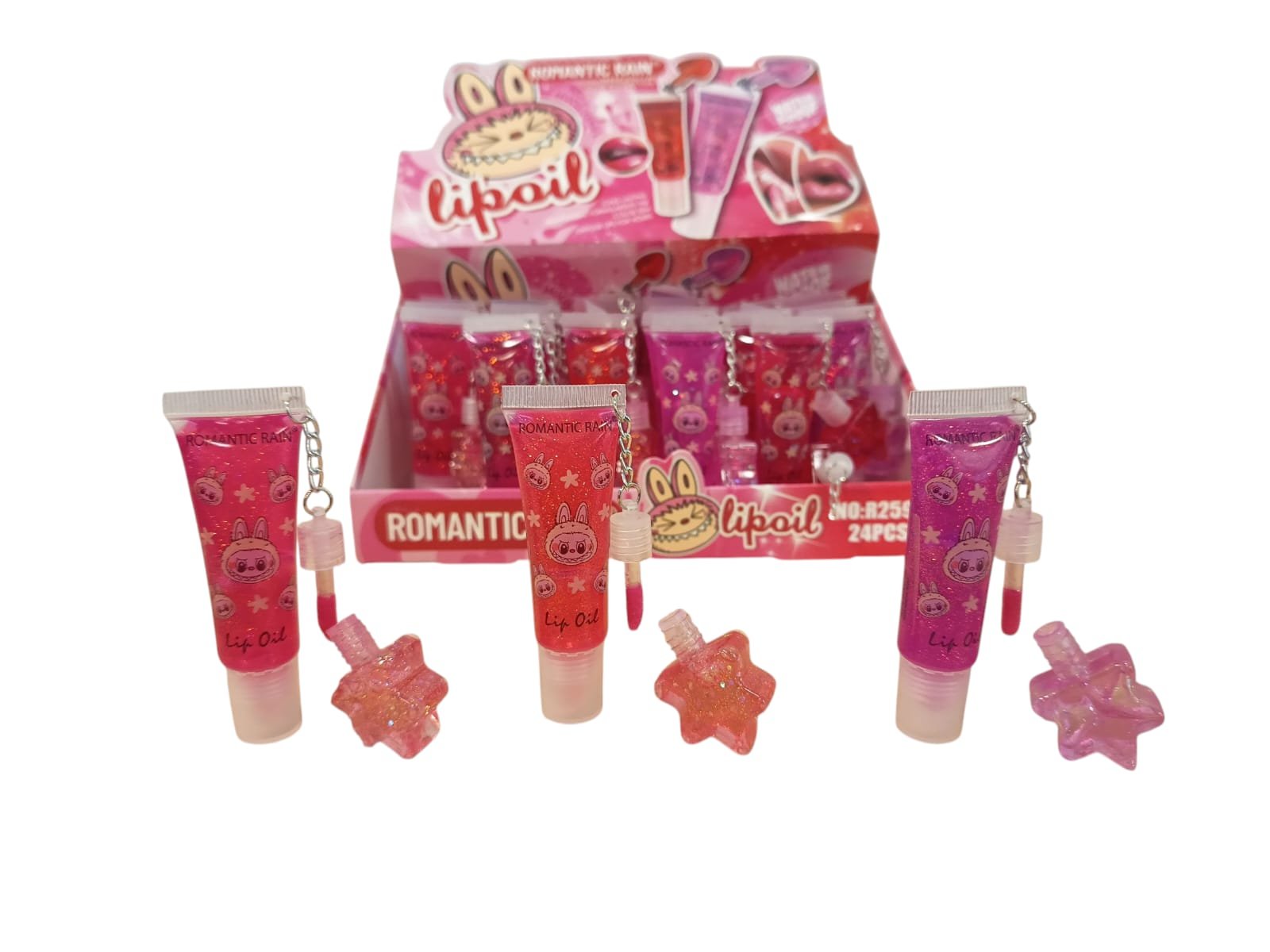 LIP OIL COJIN CON LLAVERO ESCARCHA TIPO LLAVERO R2597 - Imagen 2