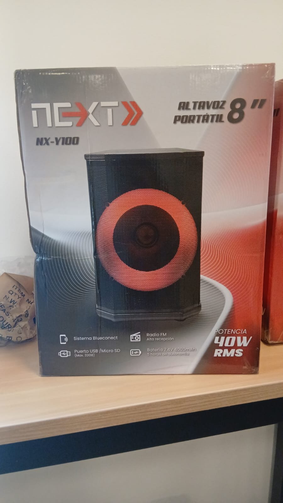 PARLANTES ALTA DEFINICIÓN 300WATS  NX-100 COLOR NEGRO 3481-1000175 - Imagen 2