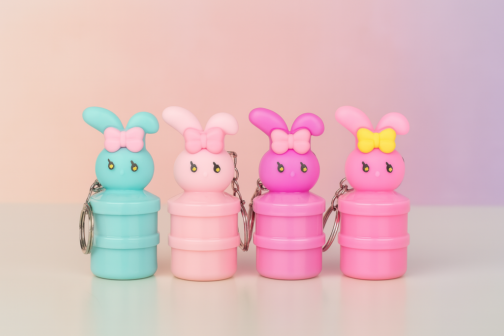 BRILLO BALSAMO CONEJO TIPO LLAVERO / MYK-6185 - Imagen 2