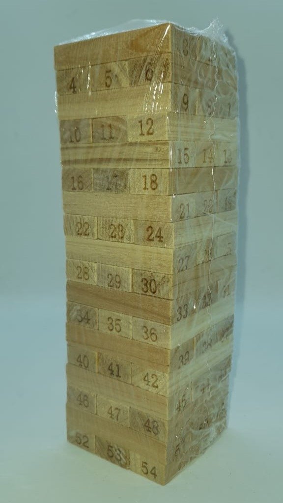 JENGA TORRE DE BLOQUES DE MADERA CLÁSICA 54 PIEZAS RER. 24312-3 - Imagen 3