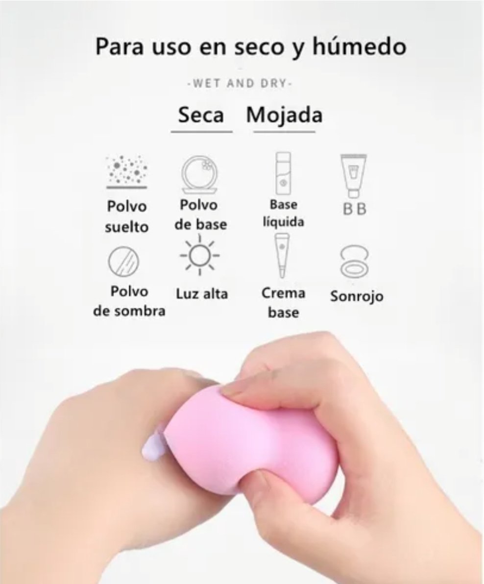 JUEGO DE ESPONJAS MAQUILLAJE ZJ225423 - Imagen 4