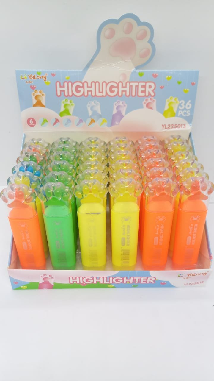 RESALTADOR HUELLAS 5 COLORES - YL235013 - Imagen 3