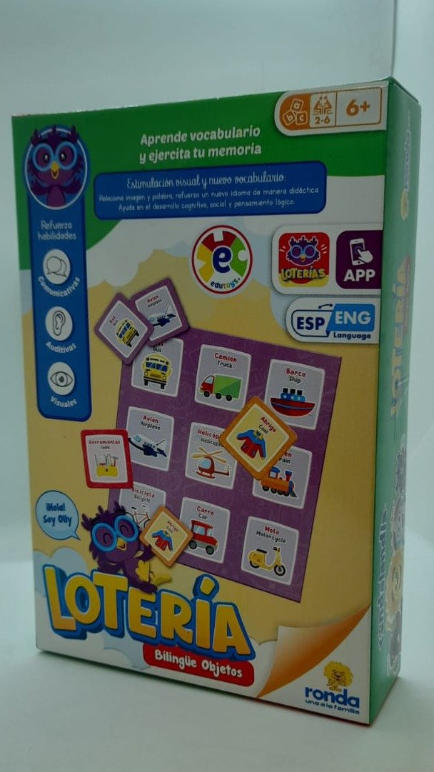 LOTERÍA BILINGÜE OBJETOS 060211 - Imagen 3